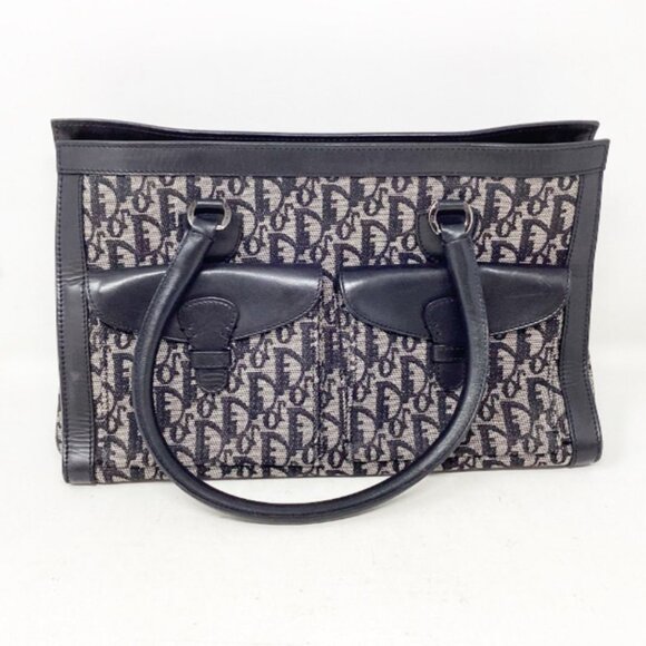 DIOR #ABHUVV Trotter Canvas Tote Bag - Picture 1 of 7